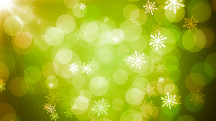 Background of Christmas Snowflakes which can be useful for Christmas,Holidays and New Year designs and presentation
