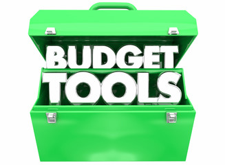 Budget Money Financial Planning Toolbox 3d Illustration