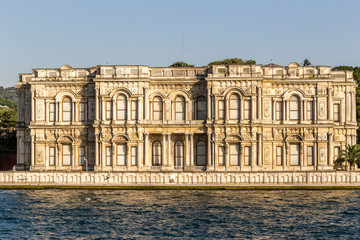 Fototapeta na wymiar Luxury hotel Ciragan Palace on Bosphorus, Istanbul