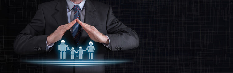 Concept of family insurance