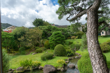 起雲閣の庭園