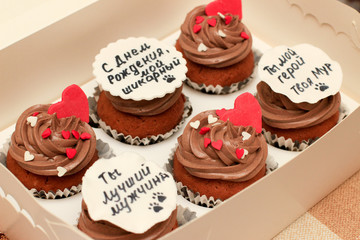 cupcake, cake, dessert, food, sweet, chocolate, baked, icing, cream, pink, cupcakes, cakes, muffin, cup, frosting, white, birthday, bakery, snack