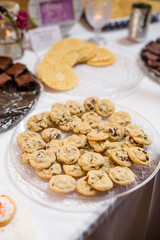 Plate of Warm Chocolate Chip Cookies