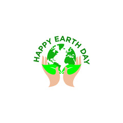 Happy Earth Day, Fresh Environment, Green Leaves