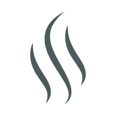 Icon vapour isolated on white background. Vector illustration 