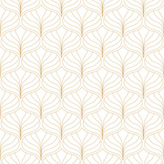 Vintage Seamless Geometric Pattern. Abstract Vector Background. Art Deco Texture.