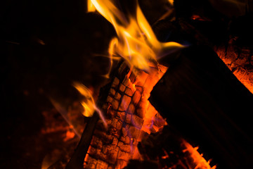 Feuerschale, Flammen