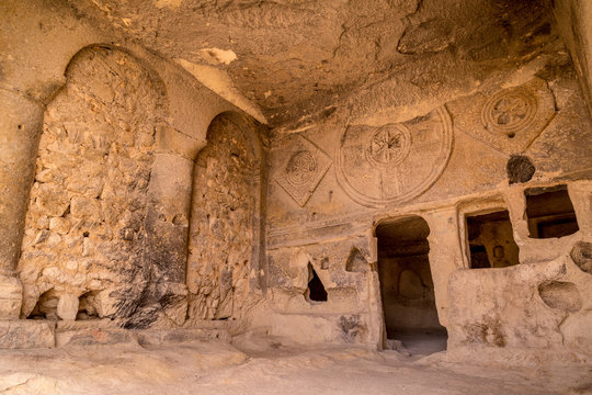 Cave church in Selime monastery Cappadocia, Turkey