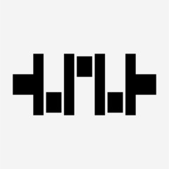 glyph beautiful automobile crankshaft vector icon