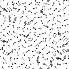 Music Notes Vector Background