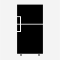Glyph beautiful Refrigerator vector icon