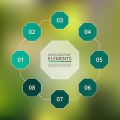 Vector infographic template