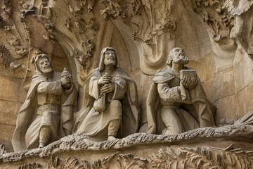 Three Wise Men Bearing Gifts
