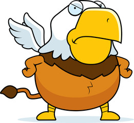 Cartoon Angry Griffin