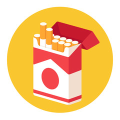 Open cigarette pack © sudowoodo