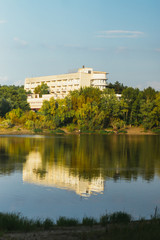 The building on the water
