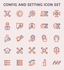 config setting icon
