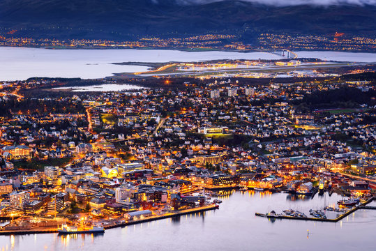 cityscape view of Tromso, Norway