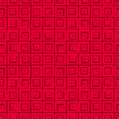 Random geometric background. Seamless pattern.Vector. ランダム幾何学パターン