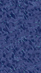 Fototapeta premium Graphic illustration - liquid pattern dark blue color. Modern abstract background. Design wallpaper. 3D illustration