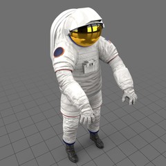 Z2 Spacesuit Zero Gravity Pose