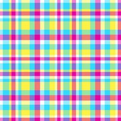 Seamless pattern. Abstract geometric wallpaper of the surface. Checkered multicolored background. Pretty texture. Print for polygraphy, t-shirts and textiles. Doodle for design. Art creation