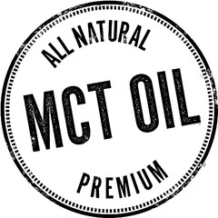 MCT Oil Ketogenic Diet Stamp