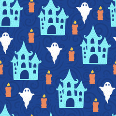 Vector halloween pattern