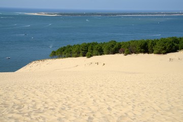 La dune du Pilat face au Cap Ferret 