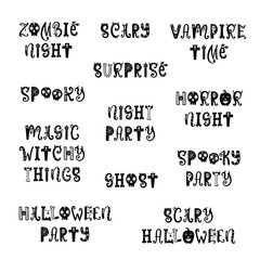 Vector poster with phrases 