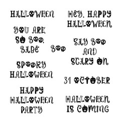 Vector poster with phrases 