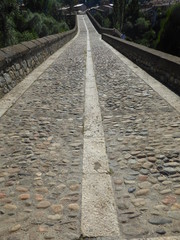 Sant Joan de les Abadesses. Pueblo de Girona, Cataluña, España