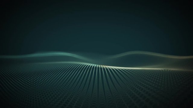 Seamlessly looping technology background