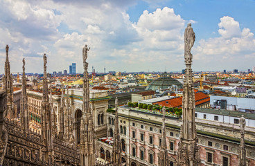 Fototapeta premium Milan Cathedral church Duomo, Italy