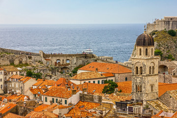 Fototapeta na wymiar Dubrovnik ancient town Cathedral church, Croatia