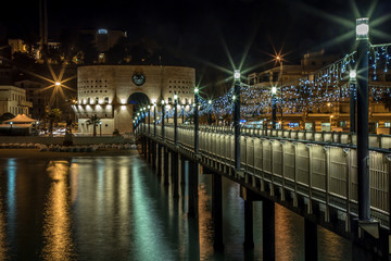 Fototapeta na wymiar Francavilla al mare by night