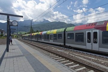 Treno colorato
