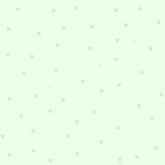 Green square pattern. Seamless vector