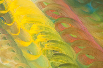abstract art background of oil paints