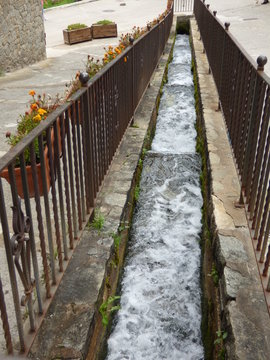 Setcases. Pueblo de Girona en Cataluña, España