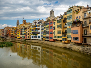 Riverside houses in Girona's Old quarter