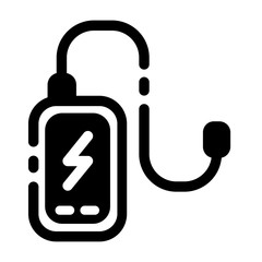Power bank Solid illustration
