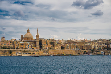 Fototapeta na wymiar View of Valletta