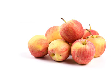 fresh apple on white