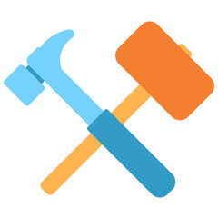 Mainteance Tools Flat Icon