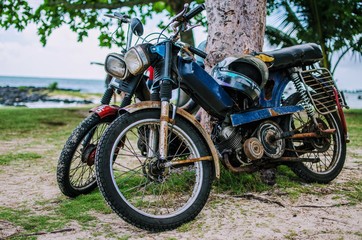 Fototapeta na wymiar Old motorcycles