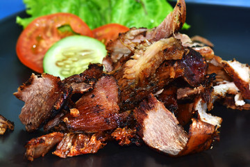 Shredded beef in Roasting Ox Festival