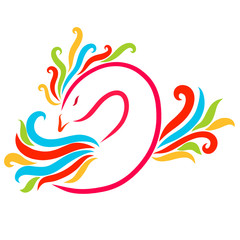 A beautiful bird with iridescent wings and a tuft