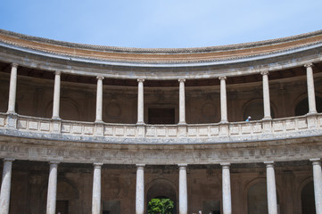 Palast Karls V, Alhambra, Granada, Andalusien, Spanien