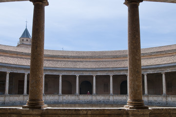 Palast Karls V, Alhambra, Granada, Andalusien, Spanien